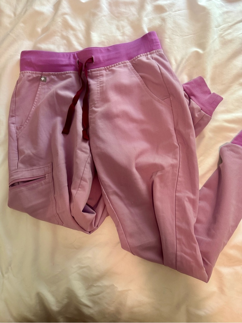 Figs Women's light Lavender Jogger Pants